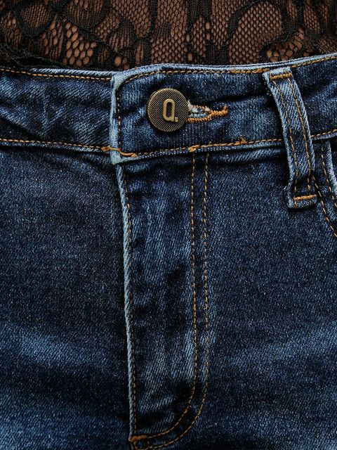 Answear.LAB jeansy damskie kolor niebieski