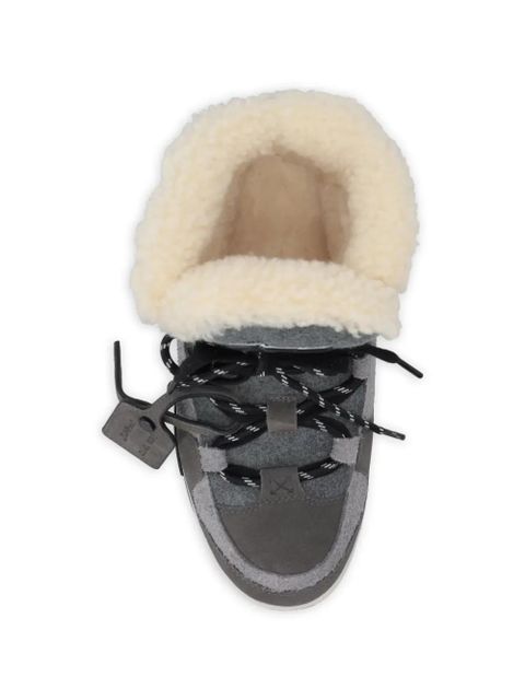 Off-White shearling boots - Grey