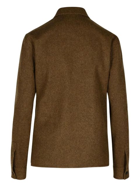 Jil Sander wool shirt - Brown