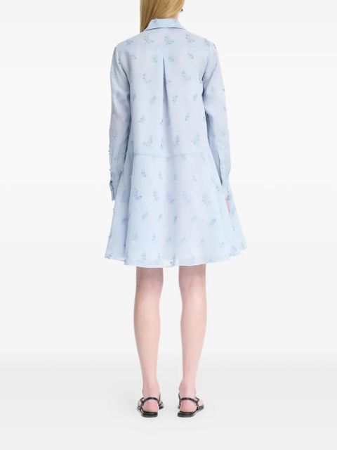 Altuzarra fil-coup flared dress - Blue