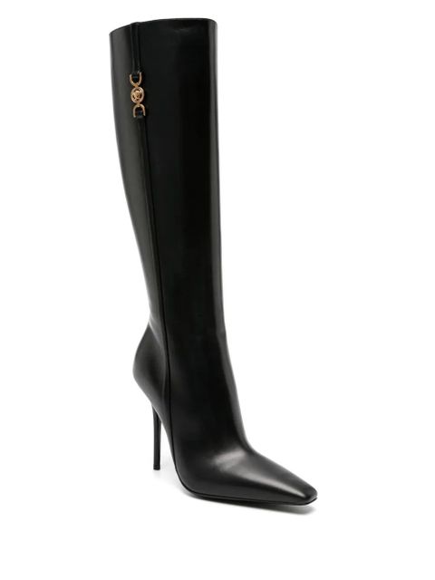 Versace Medusa '95 110mm leather boots - Black