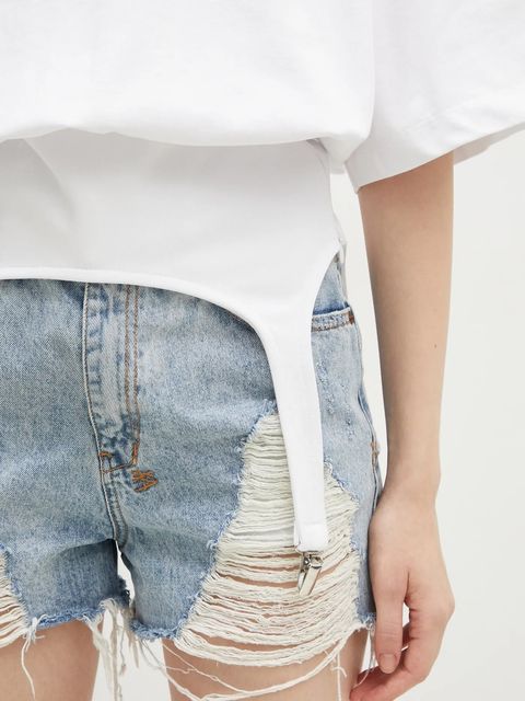 Fiorucci t-shirt bawełniany Suspender Belt