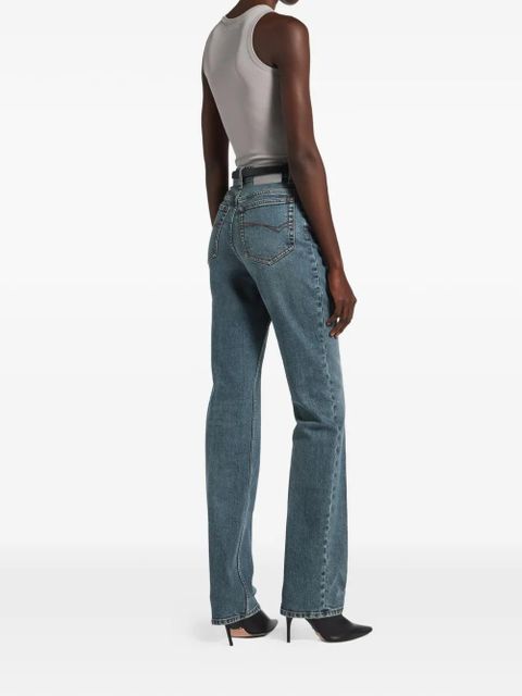 Balenciaga pressed-crease jeans - Blue - zdjęcie produktu nr 2