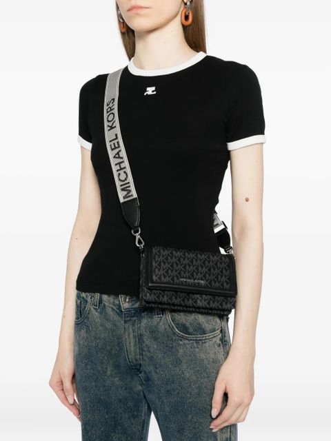 Michael Kors small Jet Set crossbody bag - Black - zdjęcie produktu nr 2