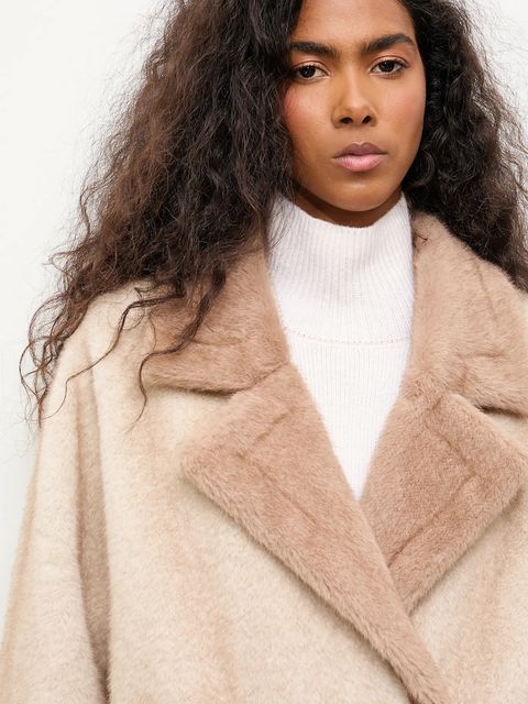 Answear.LAB płaszcz kolor beżowy - zdjęcie produktu nr 2