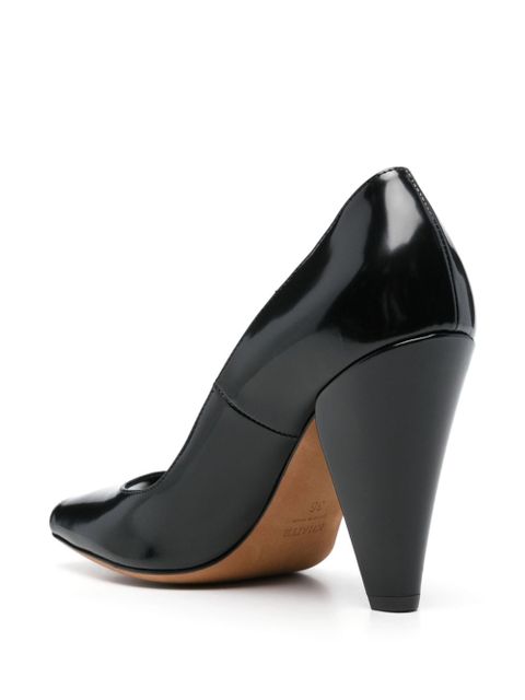 KHAITE 95mm patent pumps - Black