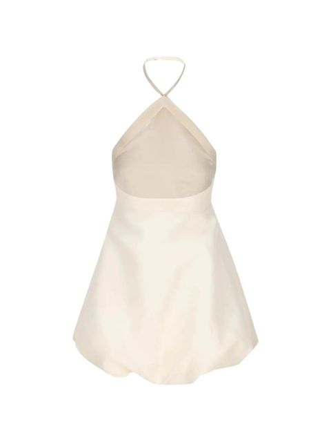 Balenciaga halter-neck bubble-hem dress - Neutrals - zdjęcie produktu nr 2