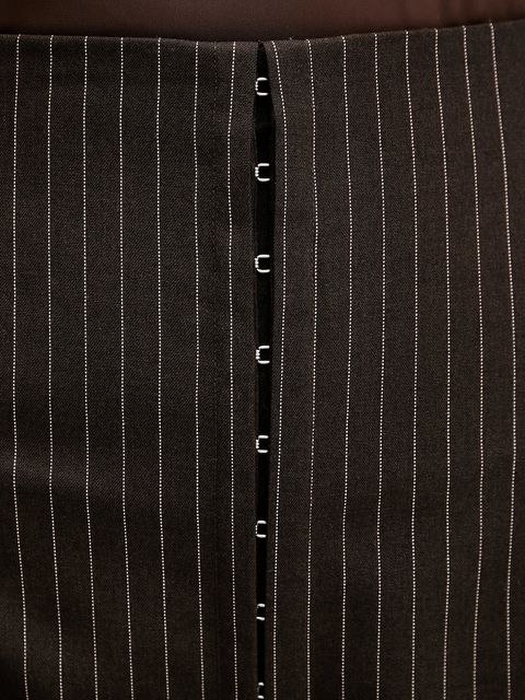 Rotate spodnie damskie kolor brązowy szerokie high waist 1146983065 - zdjęcie produktu nr 2