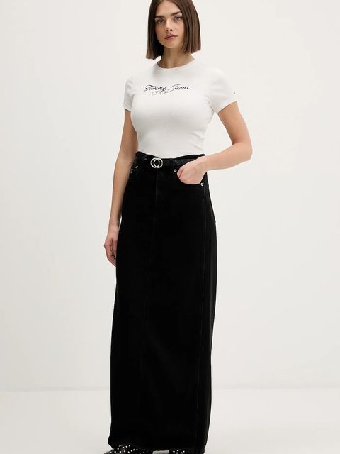 Tommy Jeans t-shirt damski kolor beżowy DW0DW21838 - zdjęcie produktu nr 2