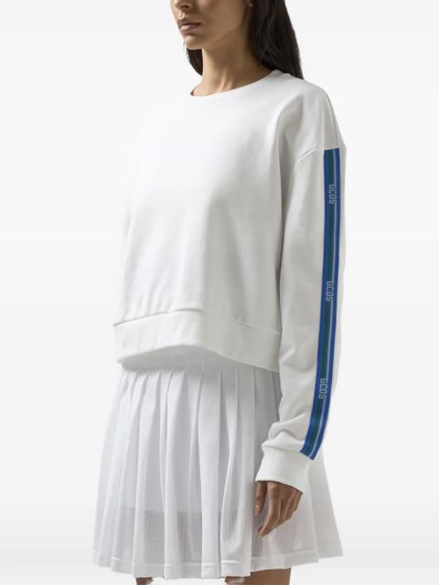 GCDS logo-detail sweatshirt - White