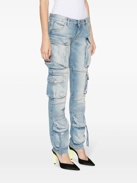 The Attico Essie cargo jeans - Blue