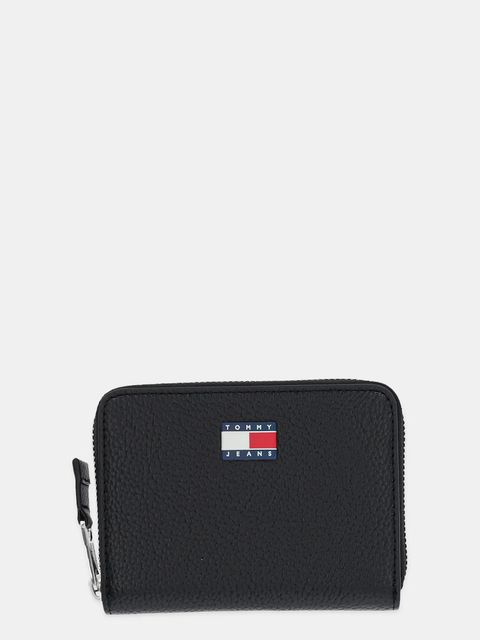 Tommy Jeans portfel damski kolor czarny AW0AW17584 - zdjęcie produktu nr 1