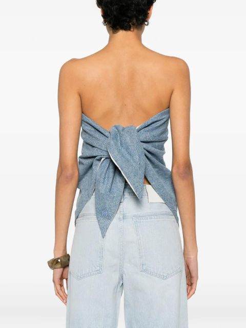 AGOLDE x Maria Mcmanus bandana top - Blue