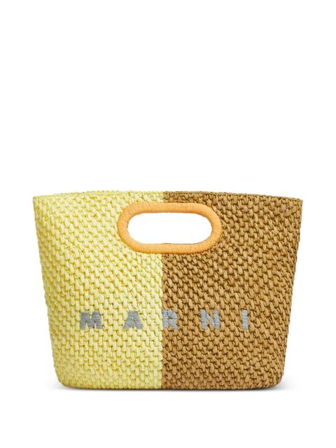 Marni cutout handles clutch bag - Yellow - zdjęcie produktu nr 1