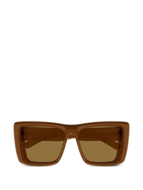 Saint Laurent Eyewear square-frame sunglasses - Brown - zdjęcie produktu nr 1