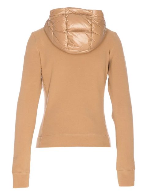 Moncler Grenoble zip-up hooded jacket - Neutrals