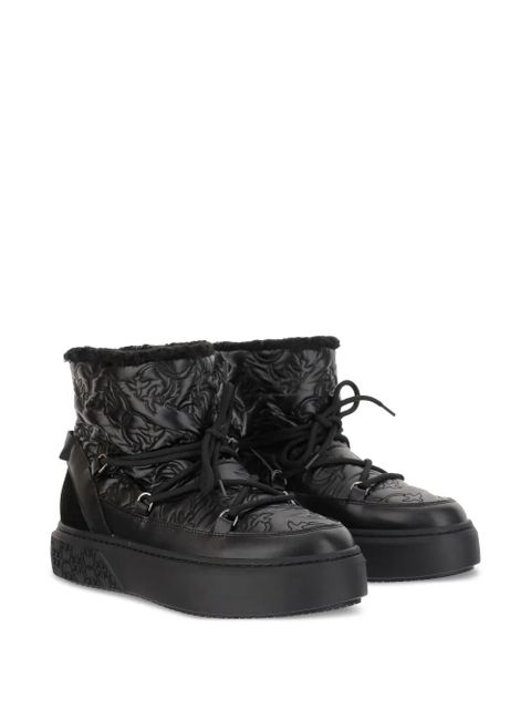 PINKO quilted platform boots - Black - zdjęcie produktu nr 2