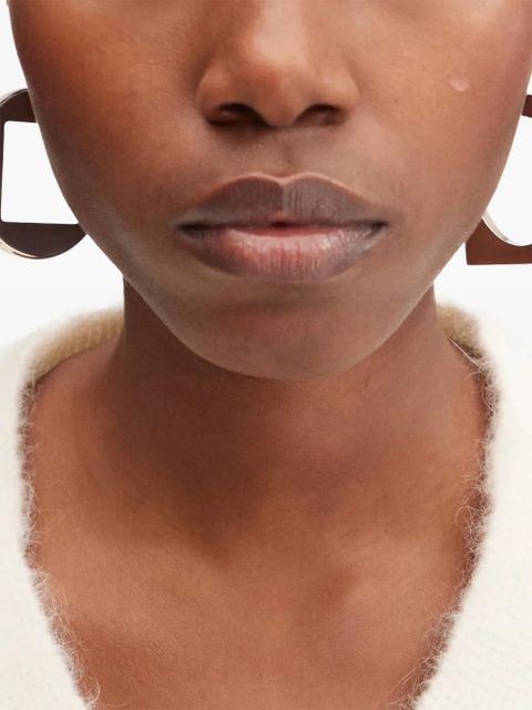 Jacquemus The Rond Carré hoops earrings - Silver