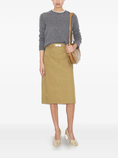 Tory Burch cotton camp skirt - Neutrals - zdjęcie produktu nr 2