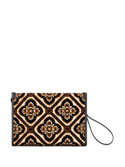 ETRO large jacquard-pattern beauty case - Neutrals