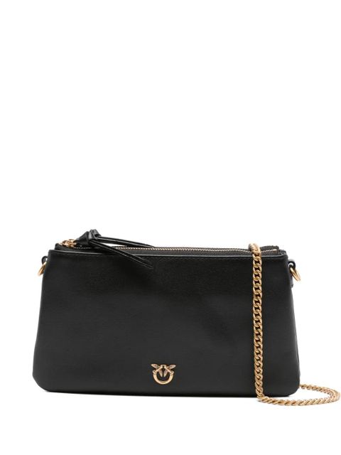 PINKO double-zip leather cross-body bag - Black - zdjęcie produktu nr 1