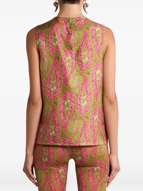 ETRO paisley-motif top - Pink