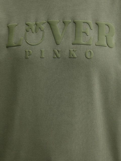 PINKO embossed sweatshirt - Green