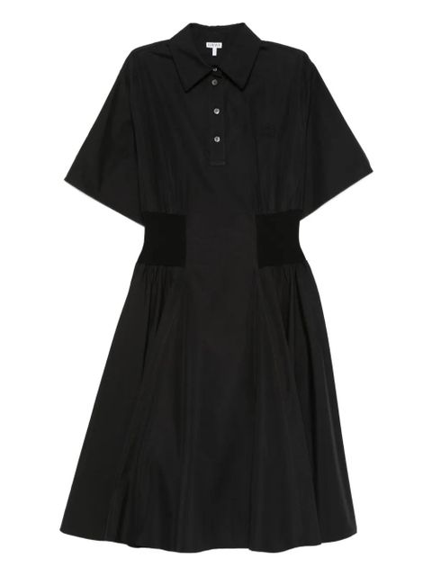 LOEWE polo-neck midi dress - Black - zdjęcie produktu nr 1