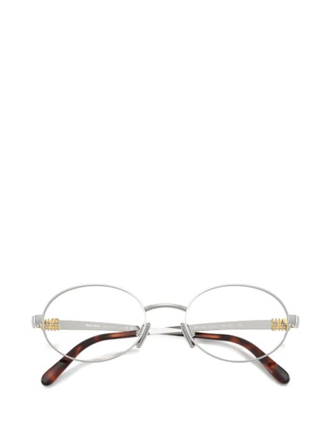 Miu Miu Eyewear round-frame glasses - Silver