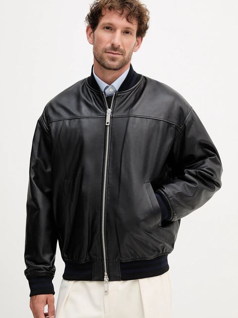 MAX&Co. kurtka bomber skórzana