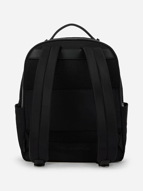 Karl Lagerfeld plecak IKON damski kolor czarny mały gładki A2W30183 - zdjęcie produktu nr 2