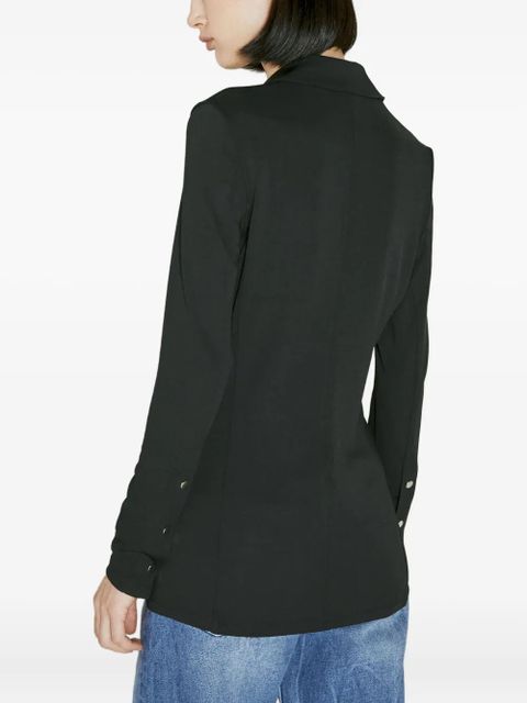 Rabanne V-neck shirt - Black