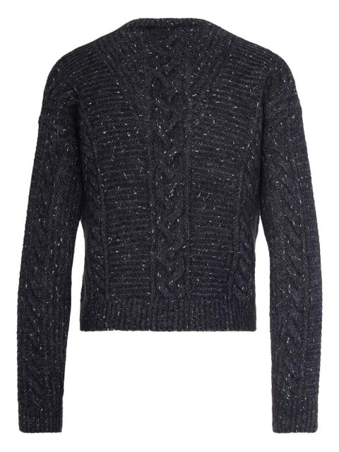 Max Mara cable-knit sweater - Black