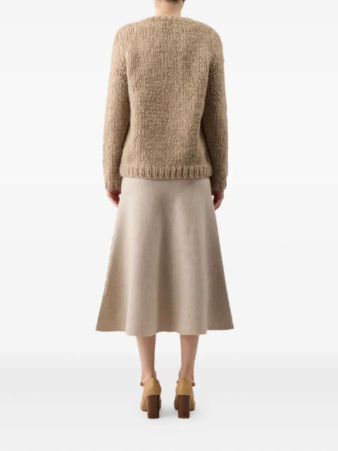 Gabriela Hearst Freddie midi skirt - Neutrals