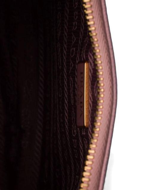 Prada mini Re-Edition leather shoulder bag - Pink