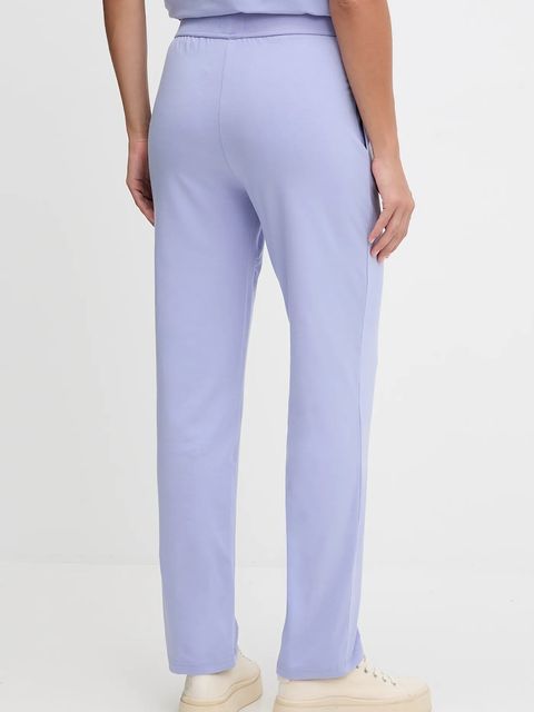 HUGO spodnie dresowe damskie kolor fioletowy gładkie 50556808