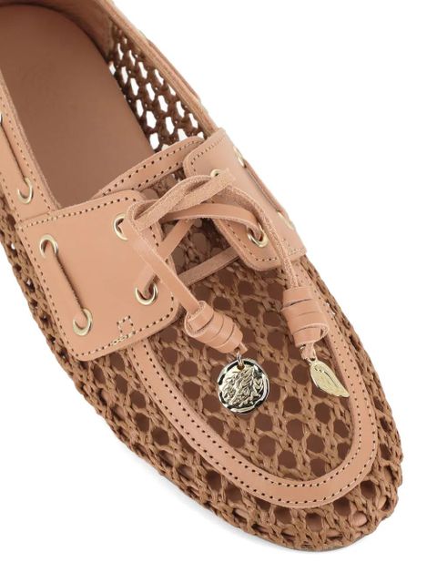 Ancient Greek Sandals Pliaria boat shoes - Brown