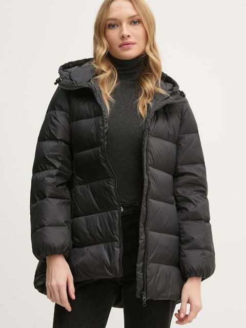 United Colors of Benetton kurtka puchowa damska kolor czarny zimowa 2NIWDN06X