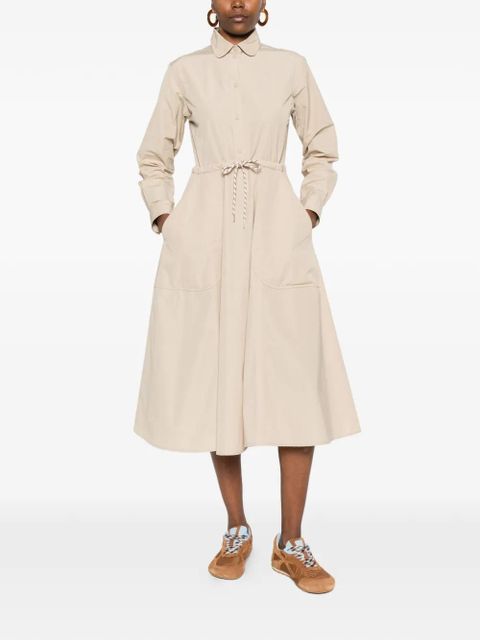 Moncler technical drawstring shirt dress - Neutrals - zdjęcie produktu nr 2
