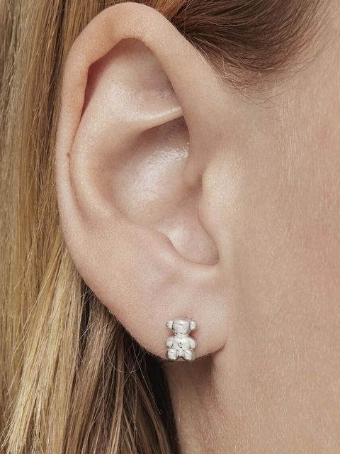 Tous kolczyki srebrne Bold Bear