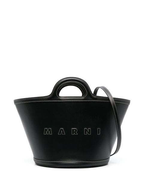Marni large Tropicalia tote bag - Black - zdjęcie produktu nr 1