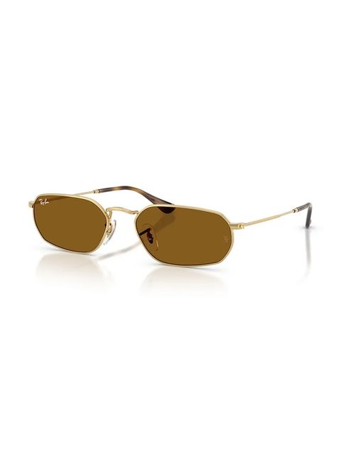 Ray-Ban okulary przeciwsłoneczne kolor złoty 0RB3947 - zdjęcie produktu nr 1