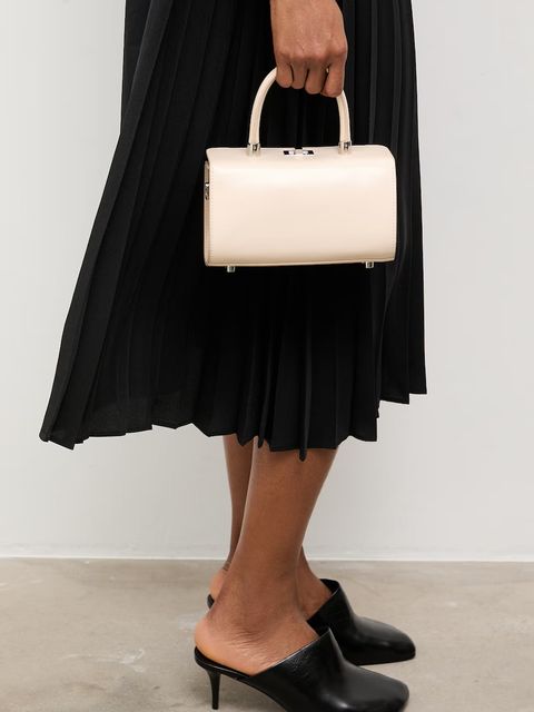 Answear.LAB torebka kuferek skórzana z kolekcji Unscripted