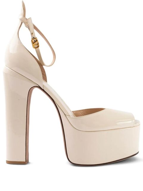 Valentino Garavani buckle-detail sandals - Neutrals