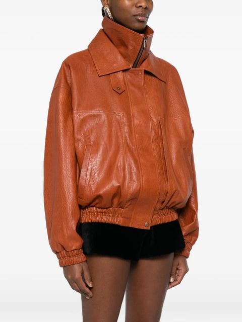 Magda Butrym leather jacket - Orange