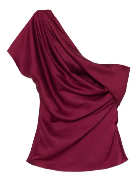 Simkhai draped one-shoulder blouse - Red - zdjęcie produktu nr 1