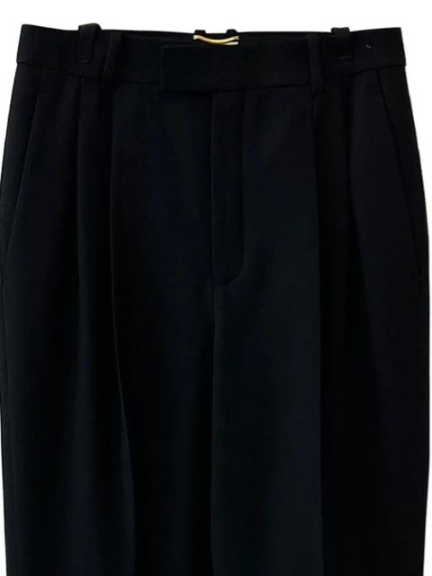 Saint Laurent pleated-front trousers - Black - zdjęcie produktu nr 2