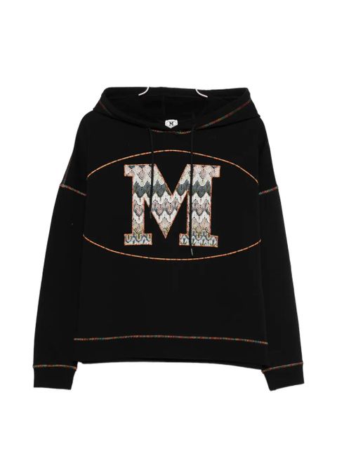 Missoni logo-embroidery hoodie - Black - zdjęcie produktu nr 1