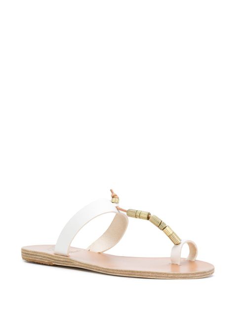 Ancient Greek Sandals Iris Column Beads sandals - White - zdjęcie produktu nr 2