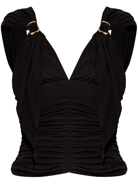 Cult Gaia draped top - Black - zdjęcie produktu nr 1